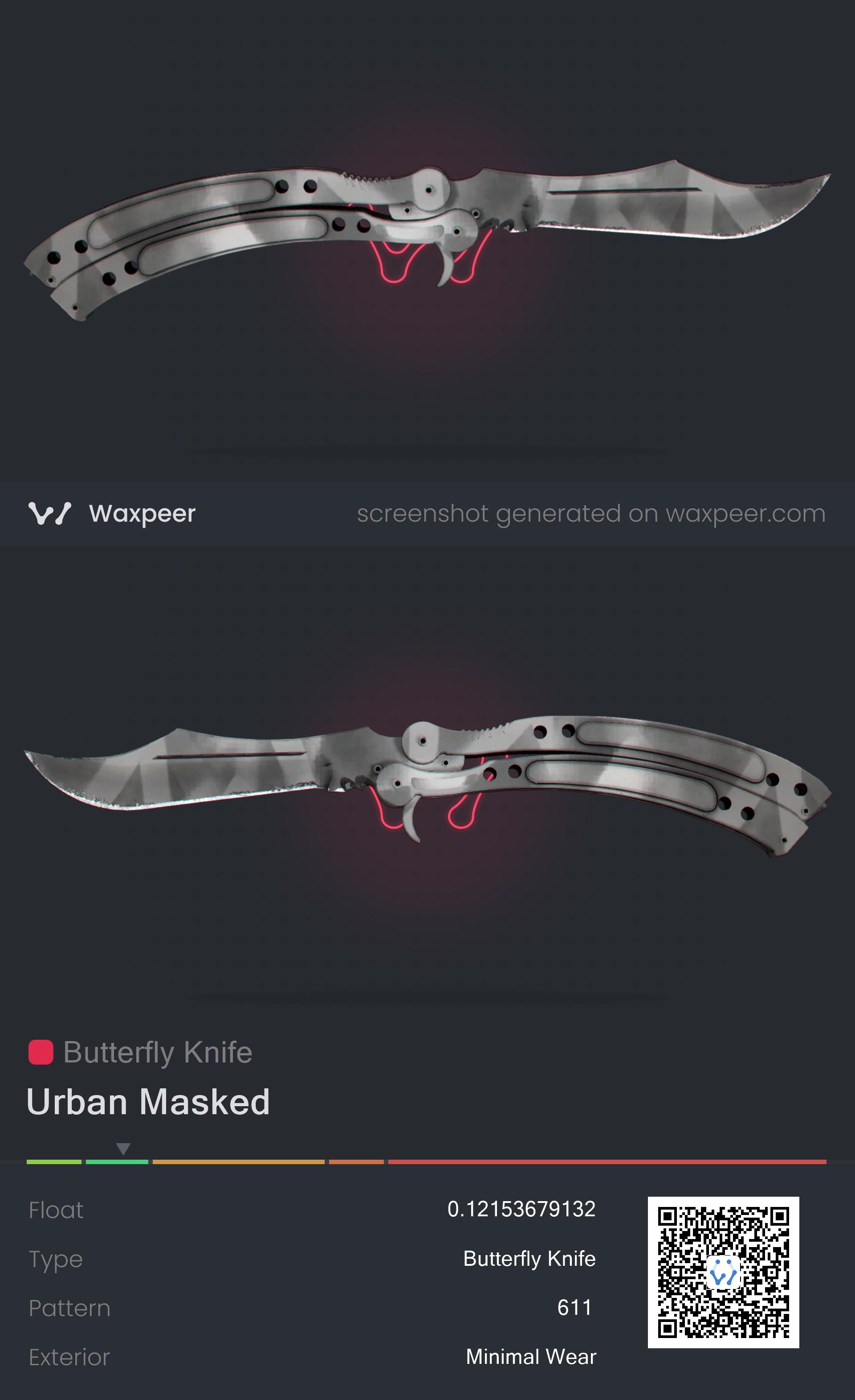 Juster At læse last Buy and Sell ☆ Butterfly Knife | Urban Masked (Minimal Wear) CS:GO via P2P  quickly and safely with WaxPeer